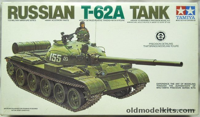Tamiya 1/35 Russian T-62A Tank  - (T62), MM208A plastic model kit